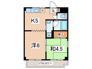 ユアテラス　Ｇの物件間取画像